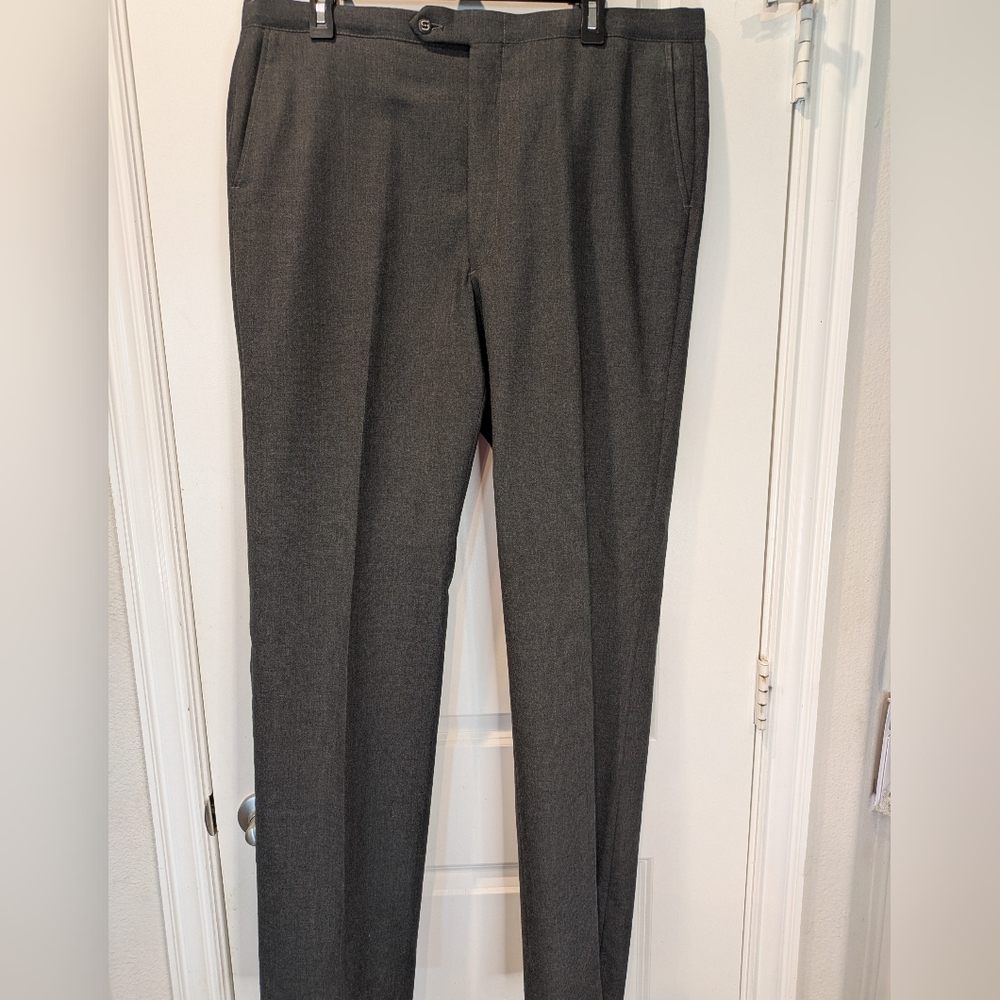 Vintage Sansabelt Jaymar-Ruby Men's Dress Slacks Gray Comfort Waist Trousers